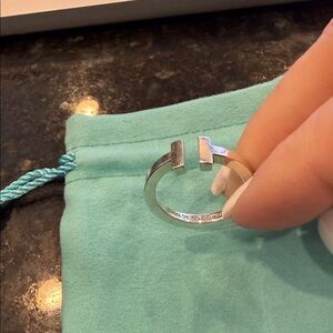 Authentic Tiffany & Co. Sterling Silver Ring